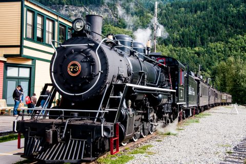 White Pass & Yukon Route steam engine (1947)