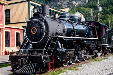 White Pass & Yukon Route steam engine (1947)