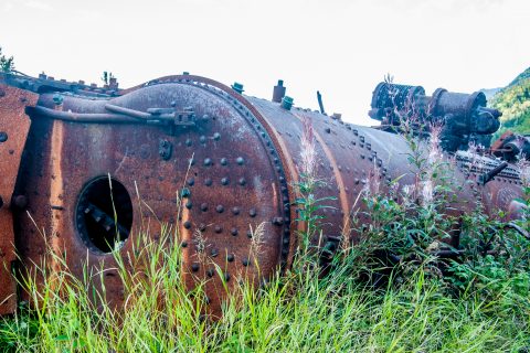 Abandoned railway stock, Skagway, Alaska