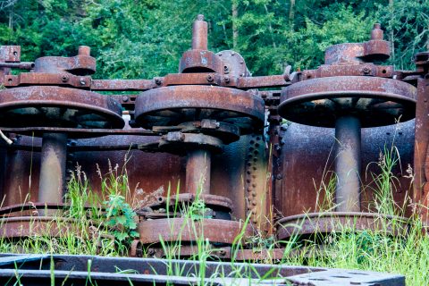 Abandoned railway stock, Skagway, Alaska
