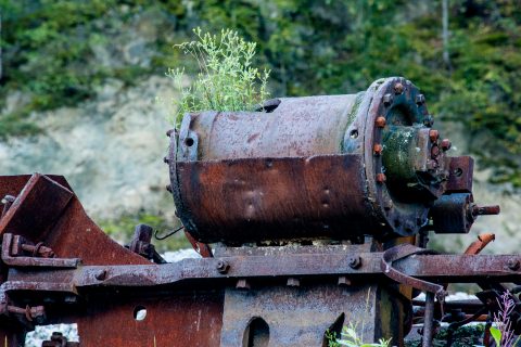 Abandoned railway stock, Skagway, Alaska