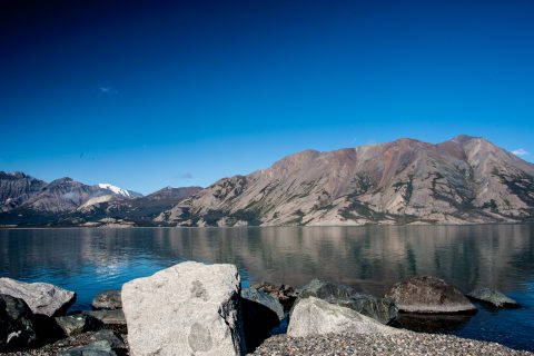 Kluane Lake, near Haines Junction, Yukon, Canada