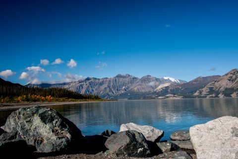 Kluane Lake, near Haines Junction, Yukon, Canada