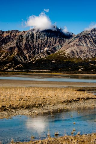 Kluane Lake, near Haines Junction, Yukon, Canada
