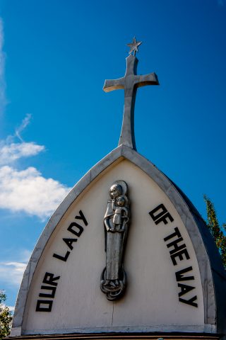 Catholic Mission church, Haines Junction, Yukon, Canada