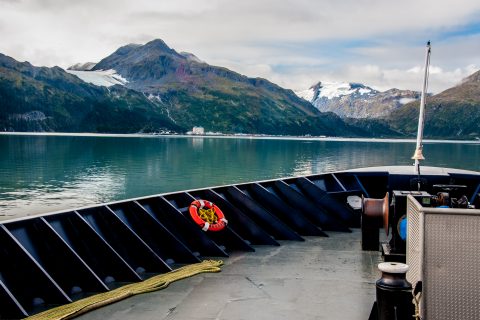 Whittier from Valdez ferry, Alaska