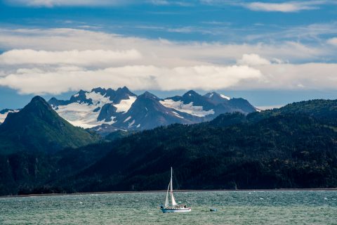Across Kachemak Bay from Homer Spit, Alaska