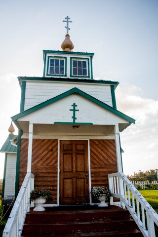 Russian church, Ninilchik, Alaska
