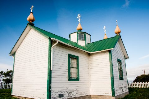 Russian church, Ninilchik, Alaska