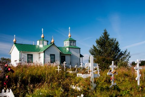Russian church, Ninilchik, Alaska