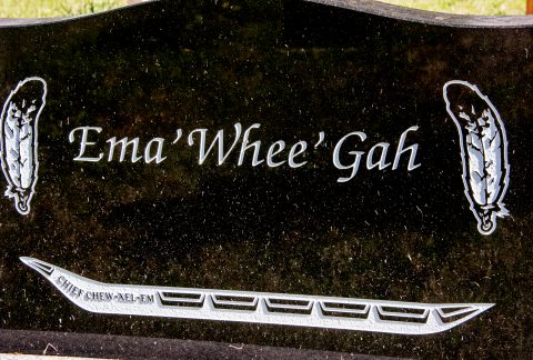 Chief's Gravestone, Powell River