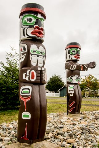 Totems, Kwakwaka'waka People, Quadra Island