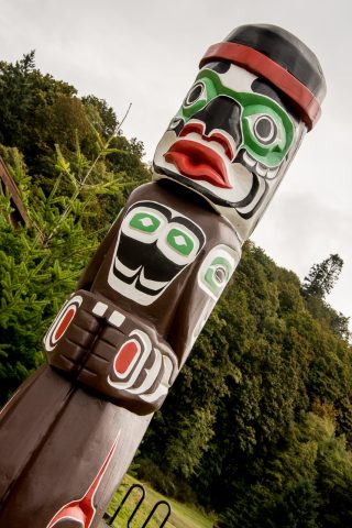 Totems, Kwakwaka'waka People, Quadra Island