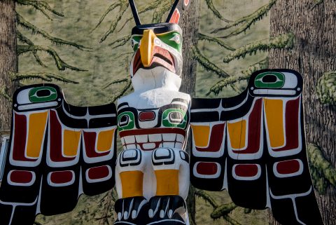 Totem Pole, Duncan, Vancouver Island