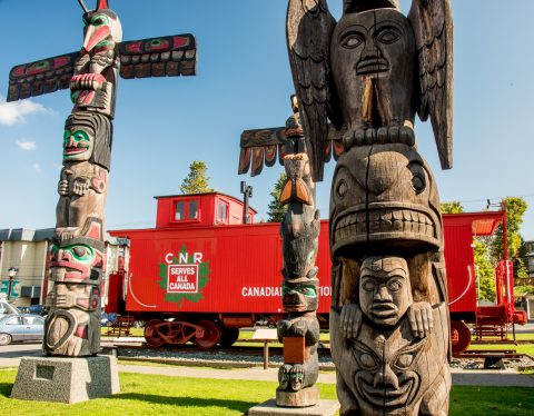 Totems, Duncan, Vancouver Island