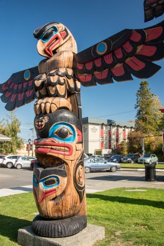 Totem Pole, Duncan, Vancouver Island