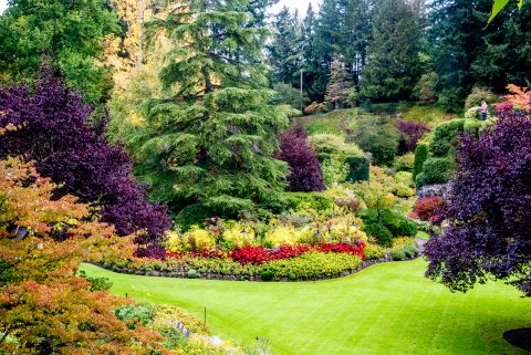 Sunken Garden, Butchart Gardens, Vancouver island