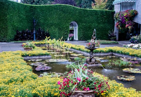 Italian Garden, Butchart Gardens, Vancouver island