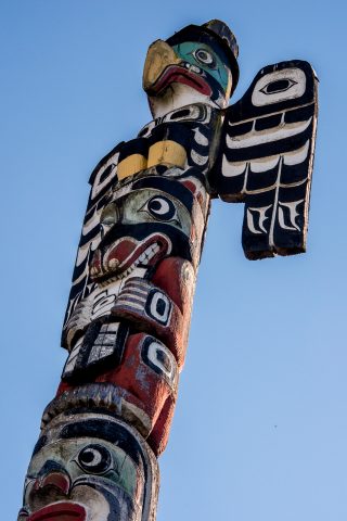 Totem pole Park, Victoria, Vancouver Island