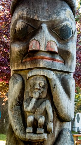 Totem pole Park, Victoria, Vancouver Island