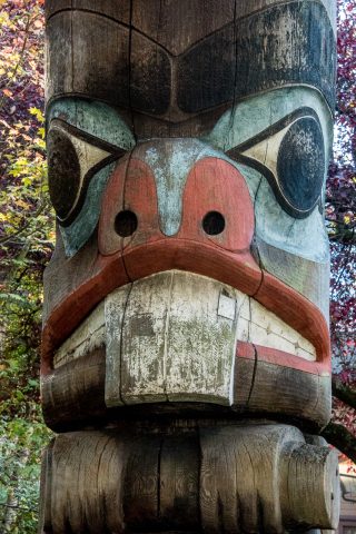 Totem pole Park, Victoria, Vancouver Island