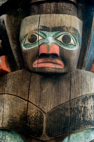 Totem pole Park, Victoria, Vancouver Island