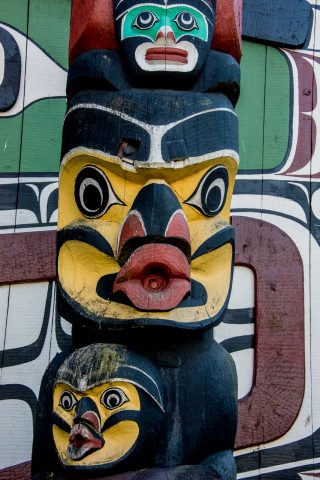 Totem pole Park, Victoria, Vancouver Island