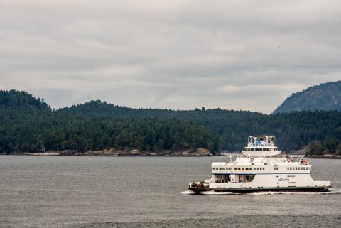 Strait of Georgia, Vancouver island to mainland