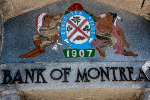 Bank sign, Lunenburg, NS