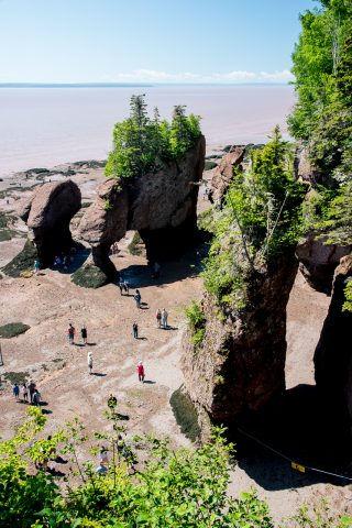 Bay of Fundy tide, Alma. New Brunswick