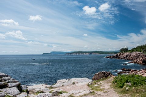 Lobster boats off Lakies Head, NS