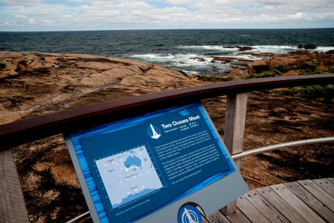 Two oceans meet - Cape Leeuwin, WA