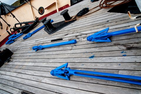 Harpoons, whaling ship, Albany, WA