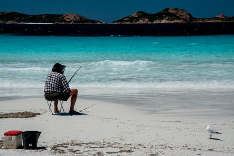 Waiting at Lucky Bay, Cape Le Grand, Esperance, WA