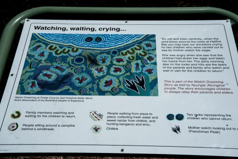 Whistling Rock story, Thistle Cove, Esperance, WA