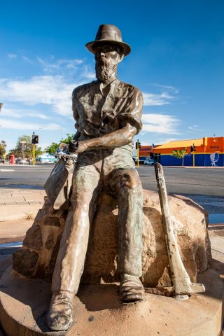Paddy Hannan - first to find gold here 1893 - Kalgoorlie- Boulde
