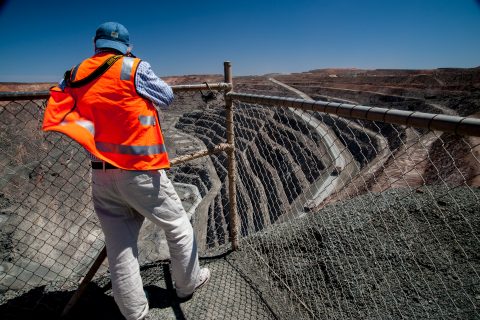 From viewing area of Super Pit, Kalgoorlie-Boulder, WA
