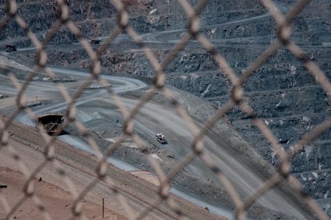 Earth moving lorry, Super Pit, Kalgoorlie-Boulder, WA