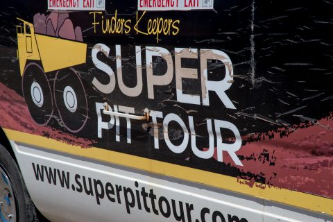 Super Pit tour bus, Kalgoorlie-Boulder, WA
