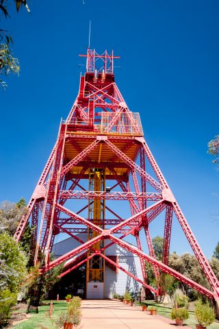 Ivanhoe Mine headframe, Kalgoorlie-Boulder WA