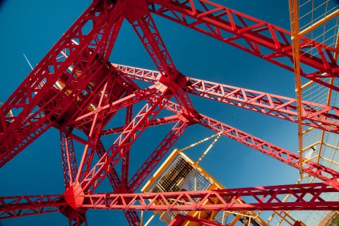 Ivanhoe Mine headframe, Kalgoorlie-Boulder WA