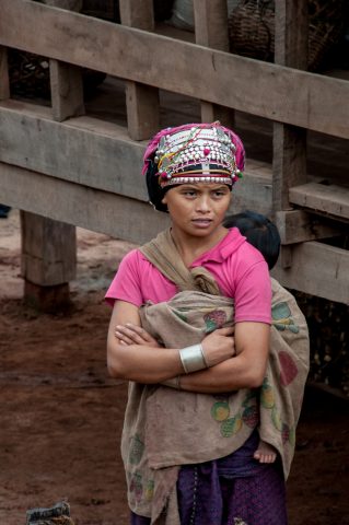 Akha villager, Laos