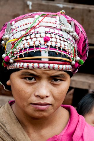 Akha villager, Laos