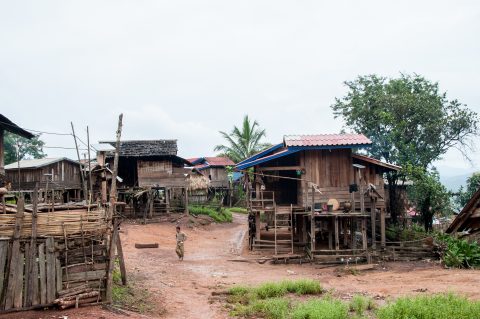 Akha village, Laos