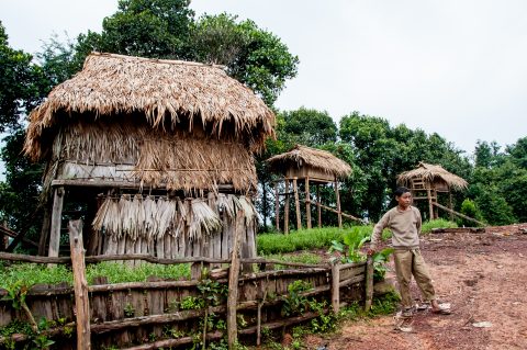 Akha village, Laos
