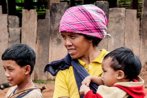 Akha villagers, Laos