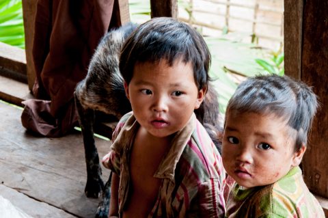 Akha villagers, Laos