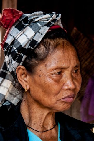 Akha villager, Laos