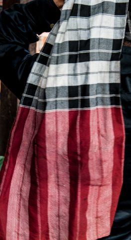 Headdress, Akha villager, Laos