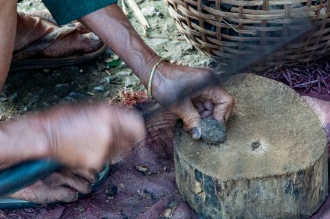 Chopping what?, Hmong village, Laos